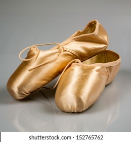 Gold Ballet Shoes Images, Stock Photos 