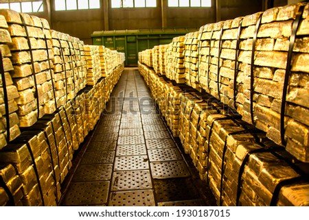 a lot of gold bars