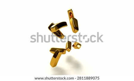 Gold Bars Animation Loop fall from top to bottom animation for business and finance concepts digital presentations and advertisements