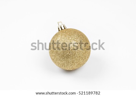 Gold bauble