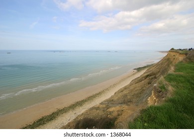 Gold Beach (Arromanches) - D-Day landing site and artificial harbor of allied forces.