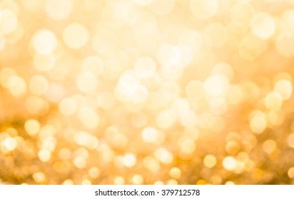 Gold Bokeh , Abstract Background 