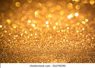 Gold Bokeh Background