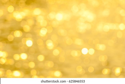 Gold Bokeh Use For Background