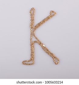 Gold Chain Font