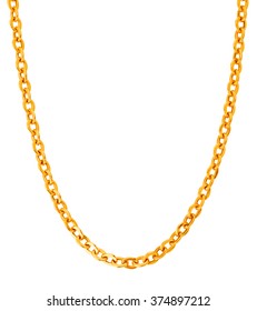 Gold Chains Isolated