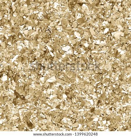 Gold Chunky Glitter Background Texture