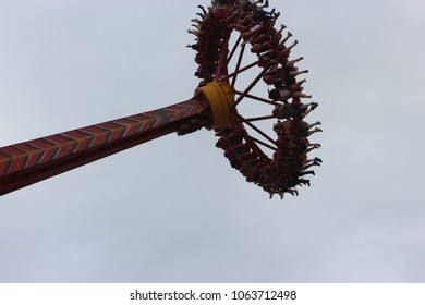 Gold Coast - Australia - August 23 2012: Shot Of A Theme Park Ride At Dreamworld, Gold Coast. 