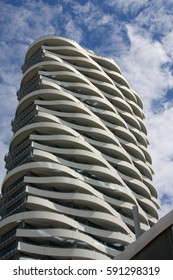 GOLD COAST, AUSTRALIA - MARCH 24, 2008: The Wave Building In Gold Coast, Australia. The Wave Received 2006 Silver Emporis Skyscraper Award.