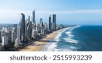 Gold Coast Australia Panorama - Trademarks Removed