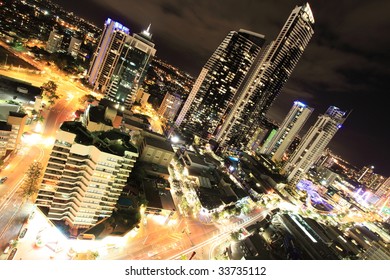 Gold Coast By Night In Australia