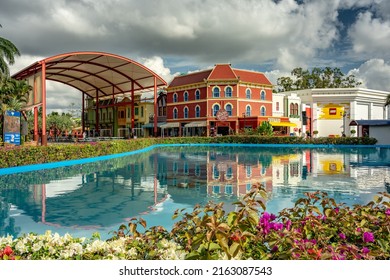 Gold Coast, Queensland, Australia - May 18, 2022: Inside The Dreamworld Theme Park