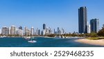 The Gold Coast from Southport, Queensland, Australia