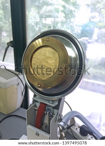 Gold coating for scanning electron microscope by sputter coater