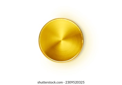 gold coin top view laying on a white background - Powered by Shutterstock