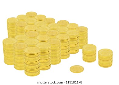 Similar Images, Stock Photos & Vectors of A lot of Money, gold coins