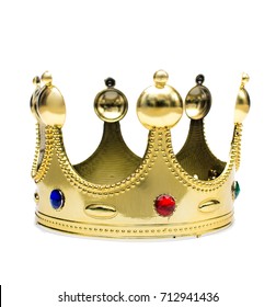 Gold Crown Jewel Isolated Isolated On Stock Photo (edit Now) 1432333967