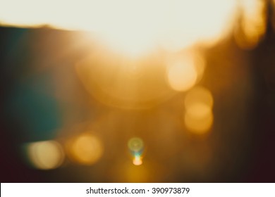 Gold desert in sunset, abstract bright blur background for web design, blurred. shallow DOF