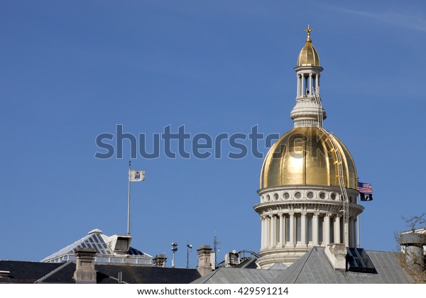 Gold Dome New Jersey State Capitol Stock Photo 429591214 | Shutterstock