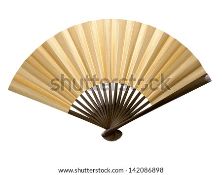 gold fan