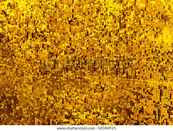 Gold Flakes Background Stock Photo (Edit Now) 58584925