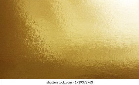 Gold Foil Gradient Texture Background With Uneven Surface     