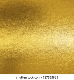 Gold Foil Leaf Shiny Metallic Wrapping Paper Texture Background For Wall Paper Decoration Element