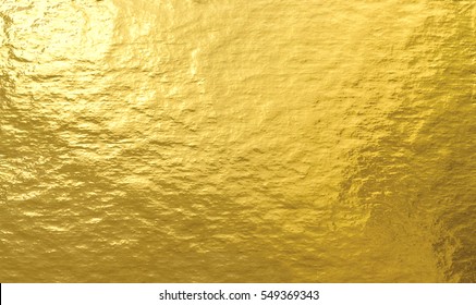 Gold Foil Paper Decorative Texture Background