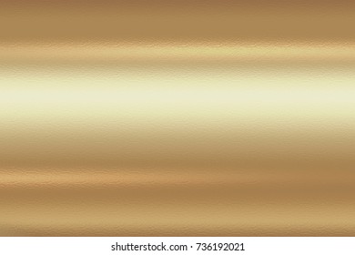 Gold foil texture background. Realistic golden vector elegant, shiny and metal gradient template for gold border, frame and ribbon design. - Shutterstock ID 736192021