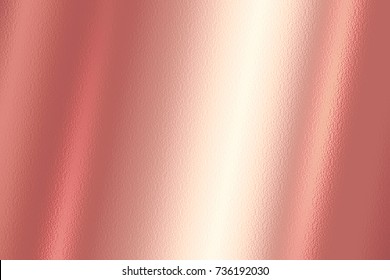 Gold foil texture background. Realistic golden vector elegant, shiny and metal gradient template for gold border, frame and ribbon design. - Shutterstock ID 736192030