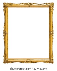 Gold Frame For Paintings, Mirrors Or Photos