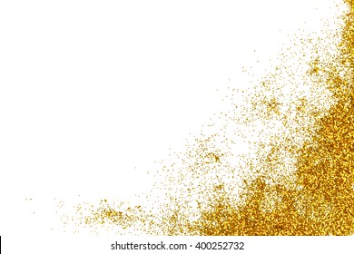 Gold Glitter For Background