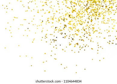 Similar Images, Stock Photos & Vectors of Gold glitter texture isolated