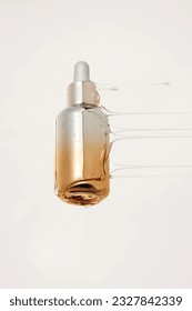 Gold gradient bottle bottle
