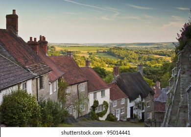 Gold Hill In Shaftesbury, Dorset.