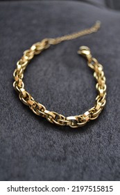 Gold Hoop Earring 24 Karate