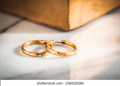 Gold Hoop Earrings