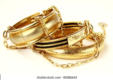 Gold Jewelry, Bracelets And Chains