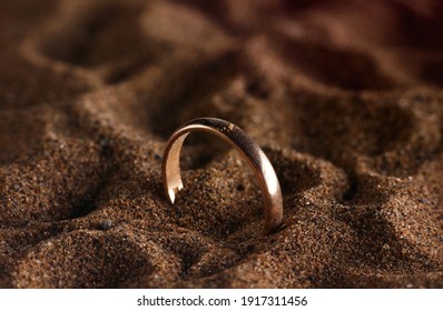 Gold Jewelry Lost On A Sandy Beach