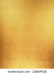 Gold Leaf Background / Luxury Gold Paper Texture Background