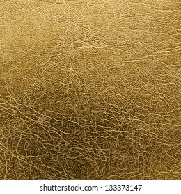 Gold Leather Texture Background