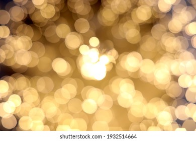 Gold Light Blur Bokeh Background