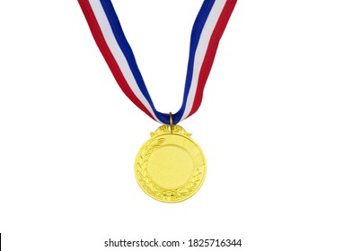 Gold Medal Ribbon Isolated On White Stock Photo 1825716344 | Shutterstock