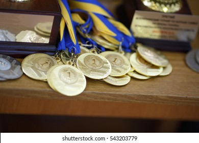 gold medals for first place - Powered by Shutterstock