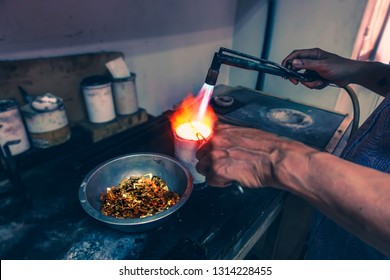 Gold Melting And Making Gold Bars