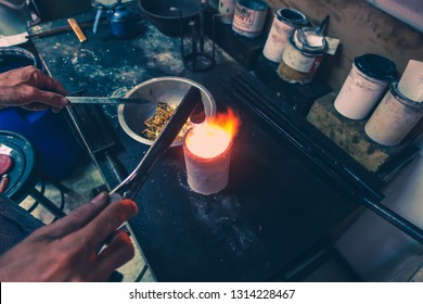 Gold Melting And Making Gold Bars