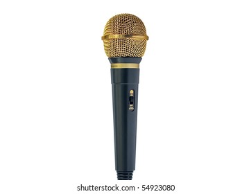 Gold Microphone