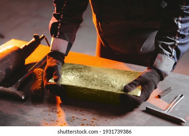 gold mining ingot yellow foundry metal manufacturing
