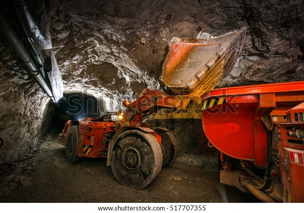 Gold mining\
underground
