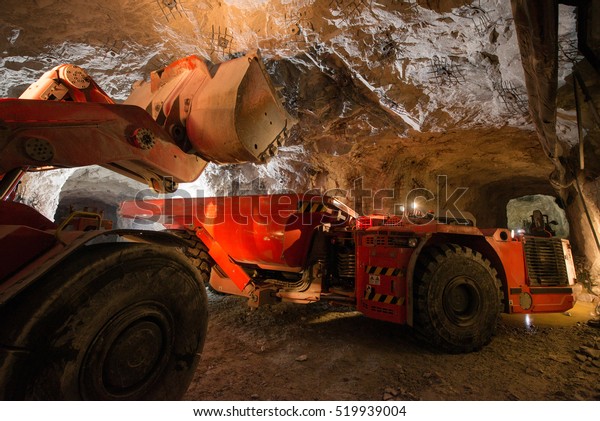 Gold mining\
underground
